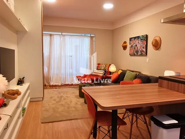 Studio com 40m² 1 quarto e 1 banheiro, à venda, no bairro Higienópolis em São Paulo