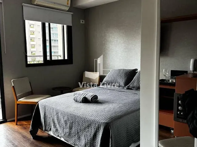 Studio com 29m² 1 quarto e 1 banheiro, à venda, no bairro Indianópolis em São Paulo