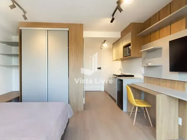 Studio com 26m² 1 quarto e 1 banheiro, à venda, no bairro Indianópolis em São Paulo