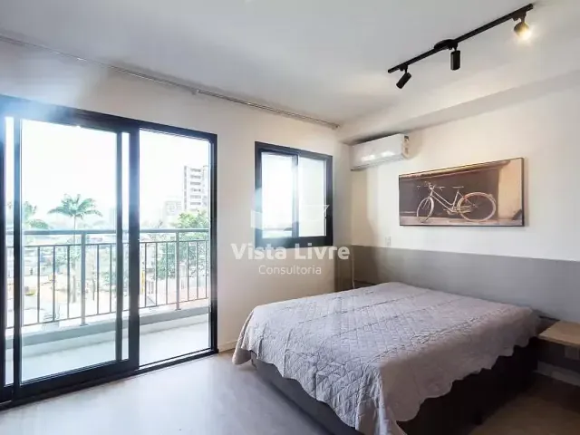 Studio com 26m² 1 quarto e 1 banheiro, à venda, no bairro Indianópolis em São Paulo