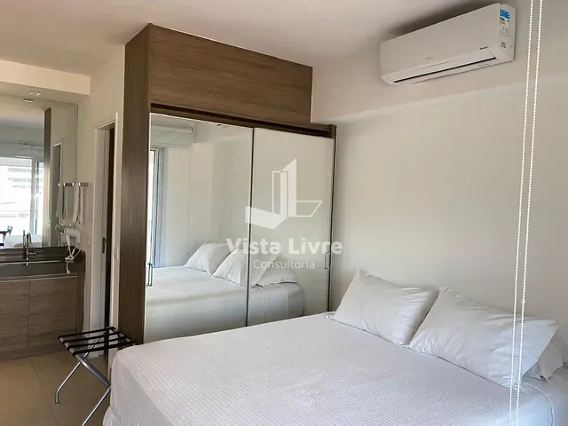 Studio com 35m² 1 quarto e 1 banheiro, à venda, no bairro Brooklin Paulista em São Paulo