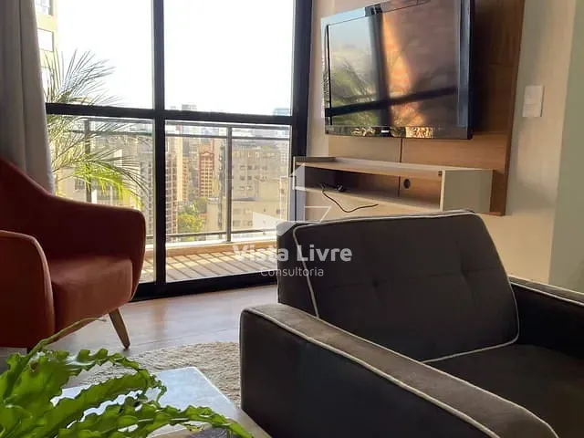 Studio com 40m² 1 quarto e 1 banheiro, à venda, no bairro Vila Nova Conceição em São Paulo