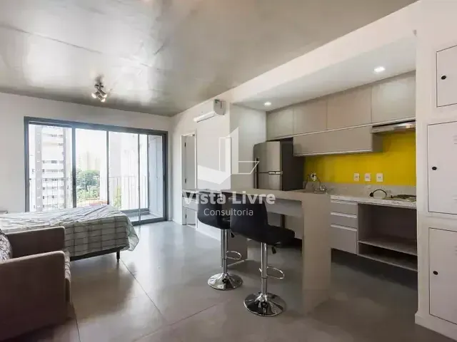 Studio com 35m² 1 quarto e 1 banheiro, à venda, no bairro Vila Olímpia em São Paulo