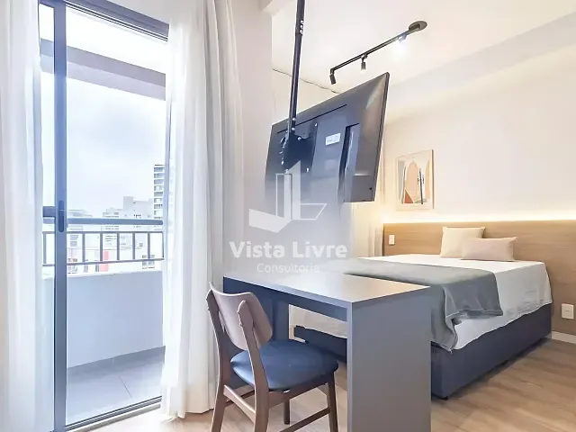 Studio com 26m² 1 quarto e 1 banheiro, à venda, no bairro Vila Nova Conceição em São Paulo