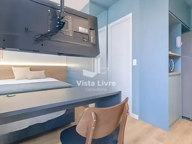 Studio com 26m² 1 quarto e 1 banheiro, à venda, no bairro Vila Nova Conceição em São Paulo