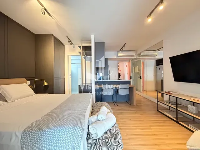 Studio com 45m² 1 quarto e 1 banheiro, à venda, no bairro Vila Nova Conceição em São Paulo
