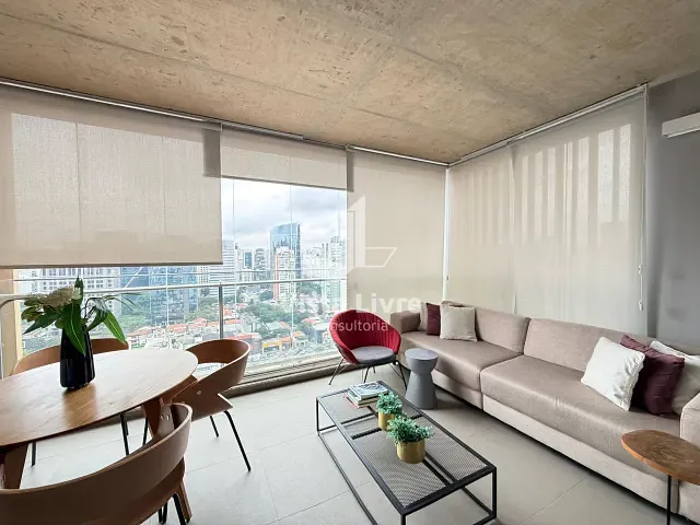 Studio com 45m² 1 quarto e 1 banheiro, à venda, no bairro Vila Nova Conceição em São Paulo