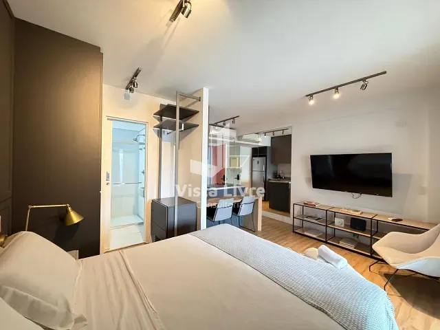 Studio com 45m² 1 quarto e 1 banheiro, à venda, no bairro Vila Nova Conceição em São Paulo
