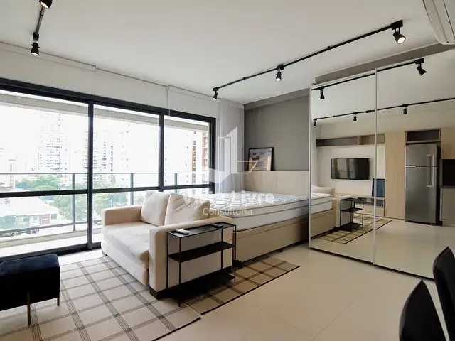 Studio com 40m² 1 quarto e 1 banheiro, à venda, no bairro Vila Nova Conceição em São Paulo