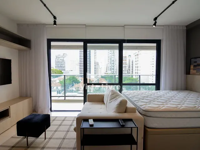Studio com 40m² 1 quarto e 1 banheiro, à venda, no bairro Vila Nova Conceição em São Paulo