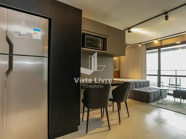 Studio com 40m² 1 quarto e 1 banheiro, à venda, no bairro Vila Nova Conceição em São Paulo