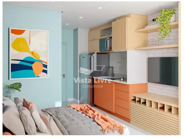 Studio com 24m² 1 quarto e 1 banheiro, à venda, no bairro Pinheiros em São Paulo