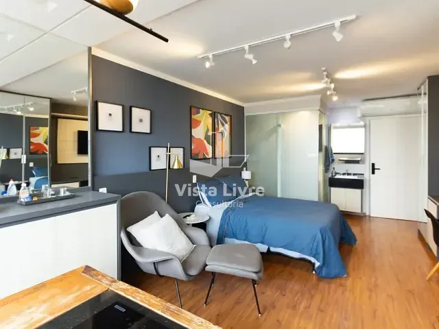 Studio com 30m² 1 quarto e 1 banheiro, à venda, no bairro Vila Olímpia em São Paulo