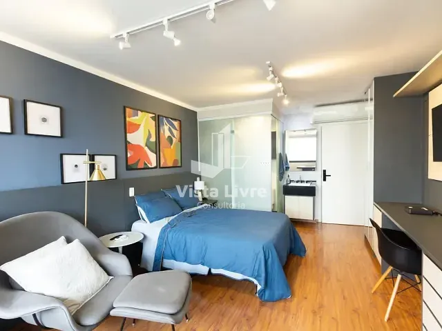 Studio com 30m² 1 quarto e 1 banheiro, à venda, no bairro Vila Olímpia em São Paulo