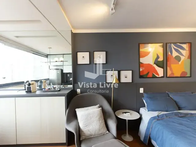 Studio com 30m² 1 quarto e 1 banheiro, à venda, no bairro Vila Olímpia em São Paulo