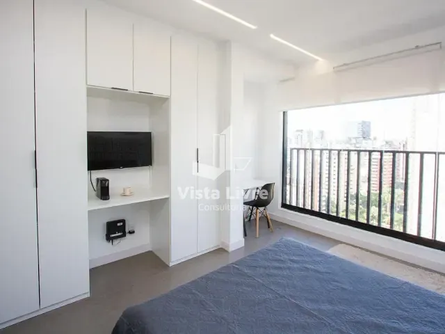 Studio com 25m² 1 quarto e 1 banheiro, à venda, no bairro Brooklin Paulista em São Paulo