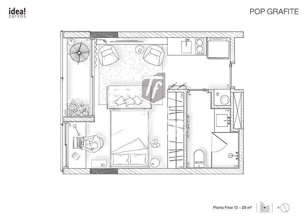 Apartamento, 1 quarto, 29 m² - Foto 27