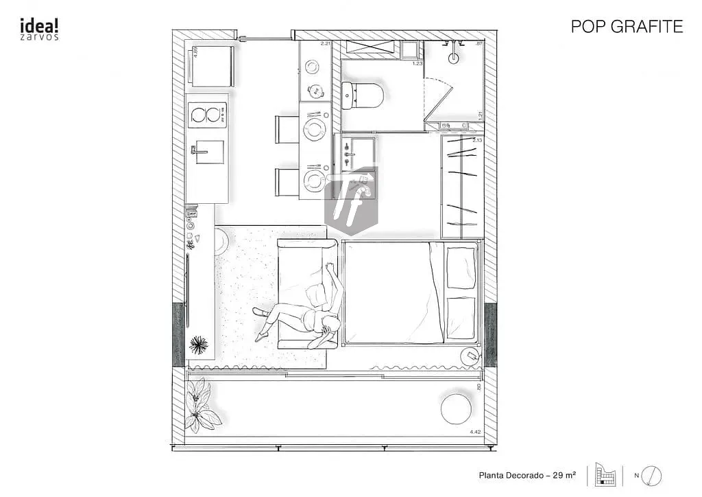 Apartamento, 1 quarto, 29 m² - Foto 28
