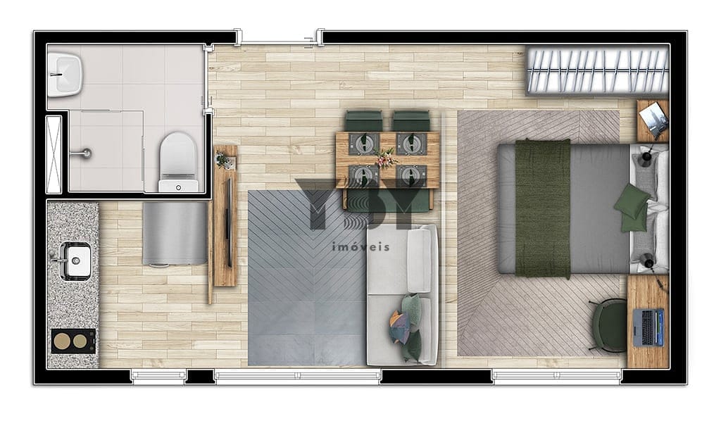 Apartamento, 1 quarto, 24 m² - Foto 26