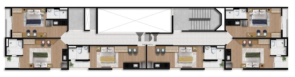 Apartamento, 1 quarto, 24 m² - Foto 8