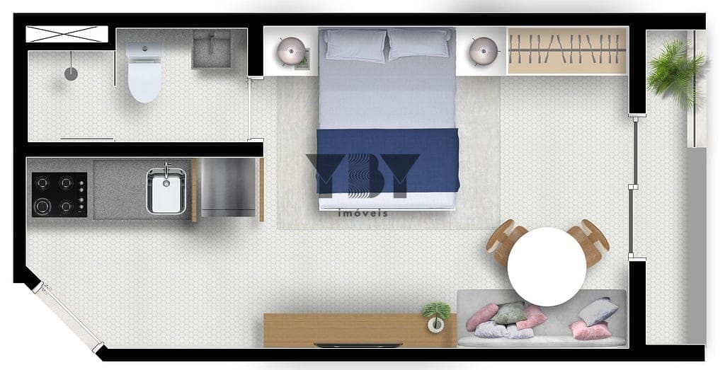 Apartamento, 1 quarto, 24 m² - Foto 10