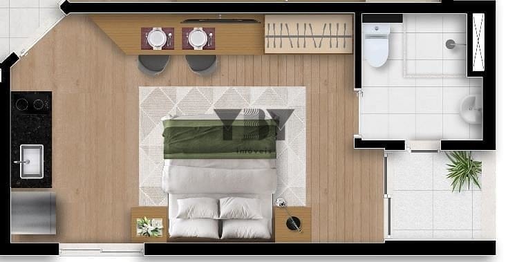 Apartamento, 1 quarto, 24 m² - Foto 11