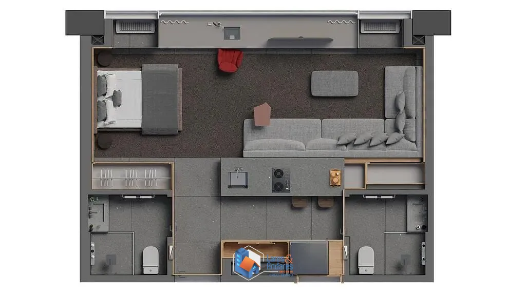 Apartamento, 1 quarto, 41 m² - Foto 29