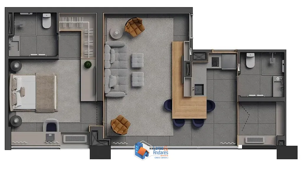 Apartamento, 1 quarto, 41 m² - Foto 31
