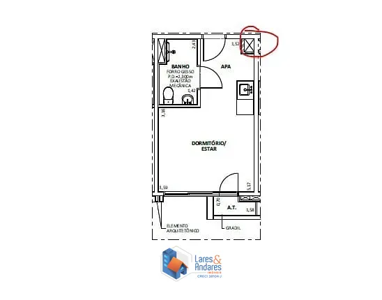 Apartamento, 1 quarto, 23 m² - Foto 29