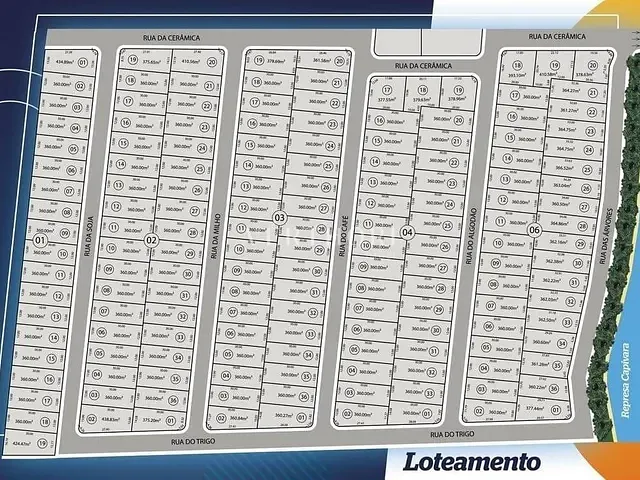 Terreno com 360m², à venda, no bairro Esperança do Norte em Alvorada do Sul