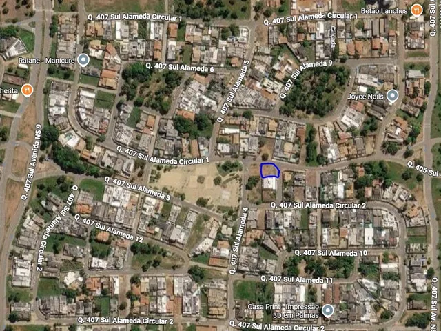 Terreno com 380m², à venda, no bairro Plano Diretor Sul em Palmas