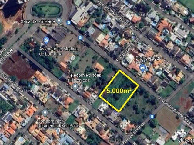 Terreno com 5000m², à venda, no bairro Jardim Itatiaia 1 em Londrina
