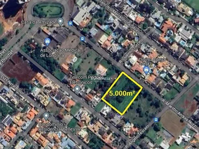 Terreno com 5000m², à venda, no bairro Jardim Itatiaia 1 em Londrina