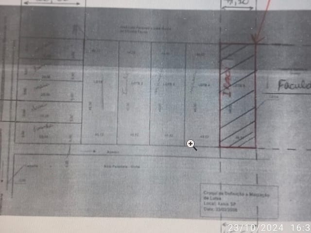 Terreno com 2504m², à venda, no bairro Parque Universitário em Assis