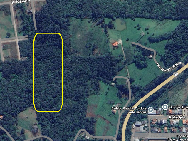 Terreno com 20000m², à venda, no bairro Coroados em Nova Prata