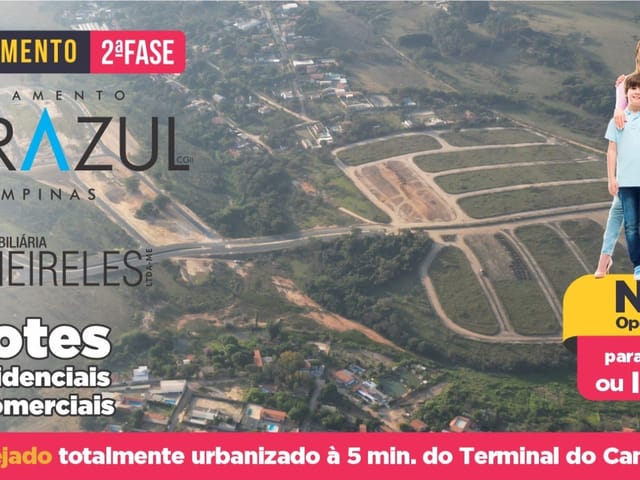 Terreno com 130m², à venda, no bairro Parque Valença II em Campinas