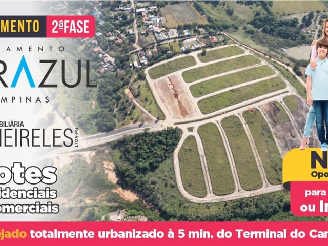 Terreno com 130m², à venda, no bairro Parque Valença II em Campinas
