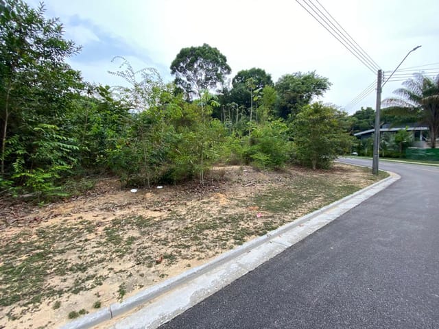 Foto do Terreno - Alphaville Manaus 1, Lote com 728m², Plano, com as autorizações do IPAAM, Pronto para Construir, Ponta Negra, Manaus, AM | Mota Negócios Imobiliários