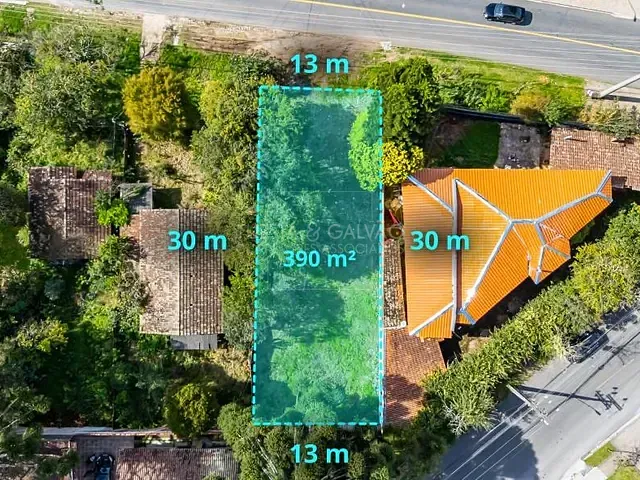 Terreno com 390m², à venda, no bairro Pilarzinho em Curitiba
