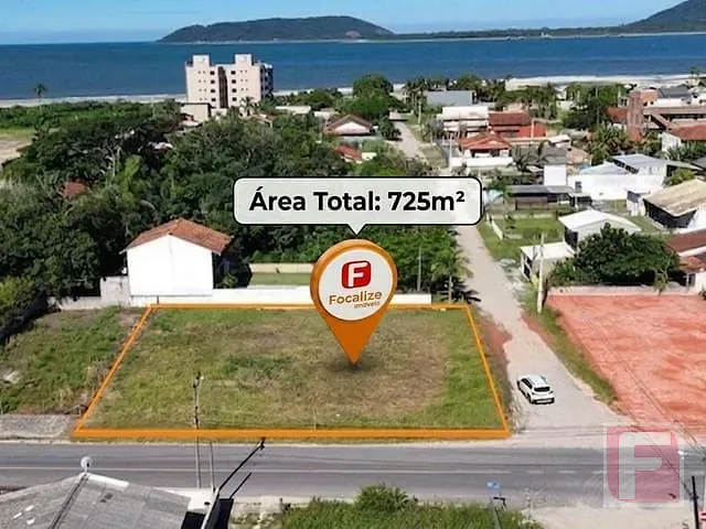 Terreno com 725m², à venda, no bairro Pontal do Norte em Itapoá