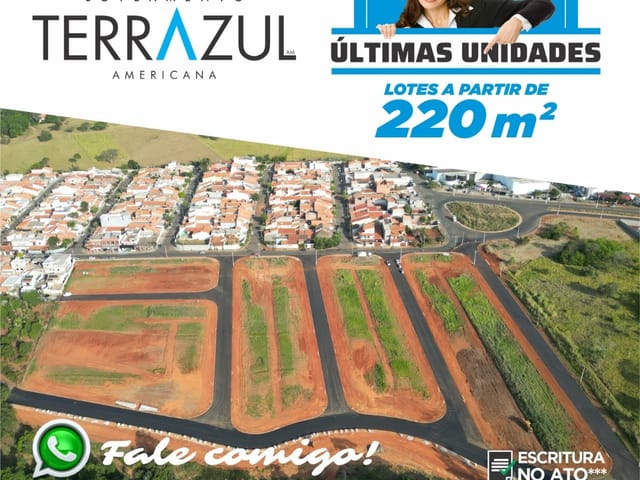 Terreno com 220m², à venda, no bairro Jardim Mirandola em Americana
