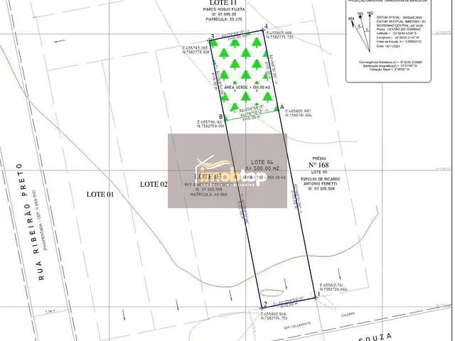 Terreno com 500m², à venda, no bairro Praia das Palmeiras em Caraguatatuba