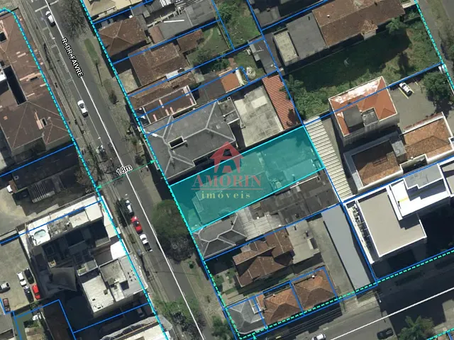 Terreno com 615m², à venda, no bairro Centro em Curitiba