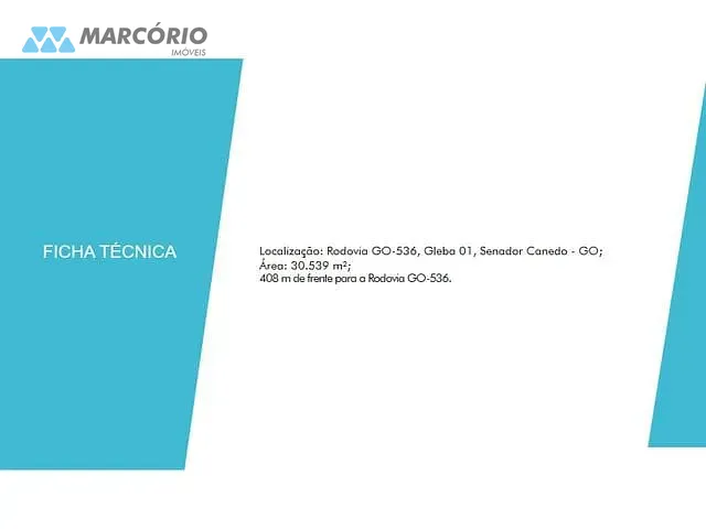 Terreno com 30539m², à venda, no bairro Fazenda Vargem Bonita em Senador Canedo