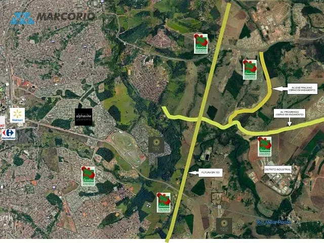 Terreno com 30539m², à venda, no bairro Fazenda Vargem Bonita em Senador Canedo