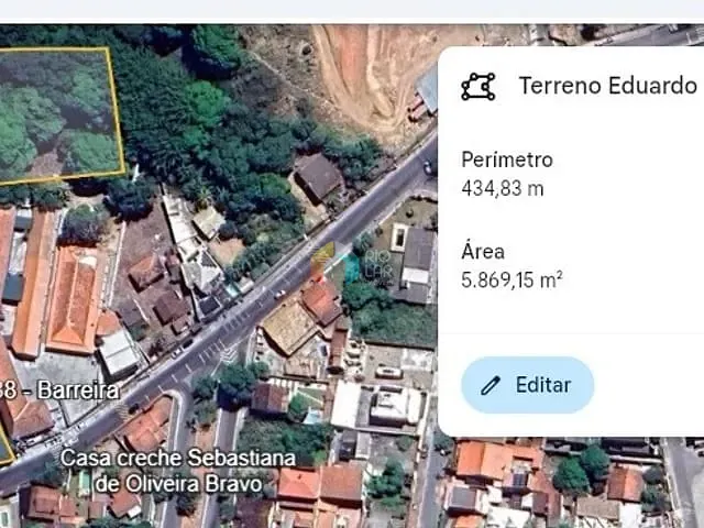 Terreno com 5500m², à venda, no bairro Barreira (Bacaxá) em Saquarema