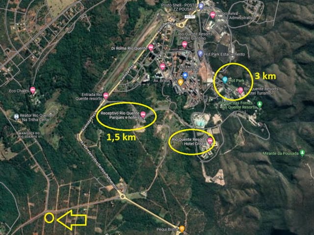 Terreno com 1100m², à venda, no bairro Setor Mansões em Rio Quente