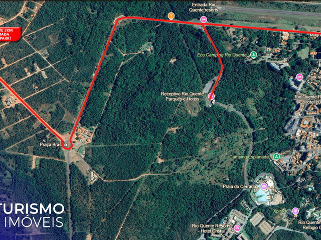 Terreno com 1100m², à venda, no bairro Setor Mansões em Rio Quente