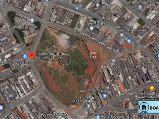 Terreno com 10151m², à venda, no bairro Jardim Alterópolis em Suzano