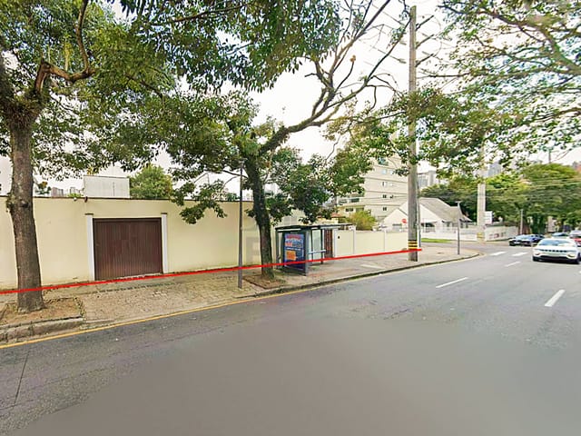 Terreno com 527m², à venda, no bairro Água Verde em Curitiba